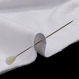 Off White Stretch Rayon French Terry