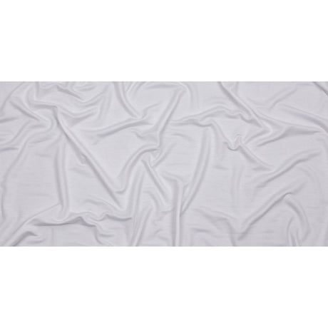 Off White Stretch Rayon French Terry