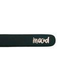 Mood Matte Black Curved Nose Tweezers - 4.75"