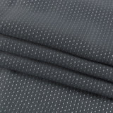 Joseph Abboud Silver and Gray Spots Viscose and Polyester Dobby