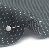 Joseph Abboud Silver and Gray Spots Viscose and Polyester Dobby
