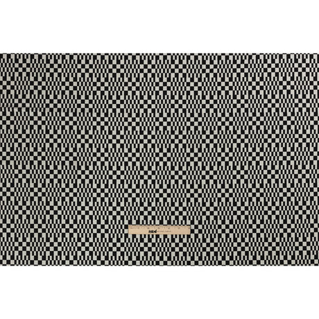 Trina Turk Black and White Geometric Stretch Cotton Double Cloth