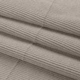 Silver Gray 2x2 Rib Knit Foldover Trim - 8" x 30"