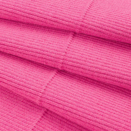 Bubblegum Pink 2x2 Rib Knit Foldover Trim - 37.5" x 7.5"