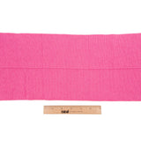 Bubblegum Pink 2x2 Rib Knit Foldover Trim - 37.5" x 7.5"