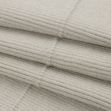 Cloud Gray 2x2 Rib Knit Foldover Trim - 37.5" x 7.5"