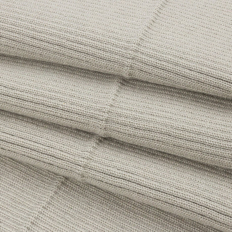 Cloud Gray 2x2 Rib Knit Foldover Trim - 37.5" x 7.5"
