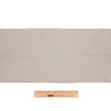Cloud Gray 2x2 Rib Knit Foldover Trim - 37.5" x 7.5"