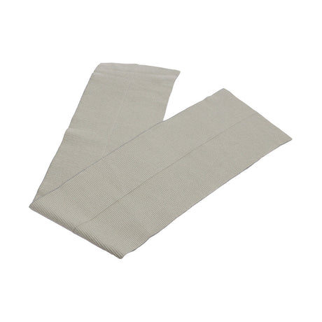 Cloud Gray 2x2 Rib Knit Foldover Trim - 37.5" x 7.5"