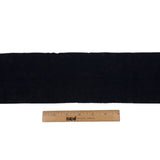 Navy 1x1 Foldover Rib Knit Trim - 37" x 3.75"