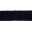 Navy 1x1 Foldover Rib Knit Trim - 37" x 3.75"