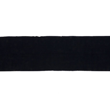 Navy 1x1 Foldover Rib Knit Trim - 37" x 3.75"