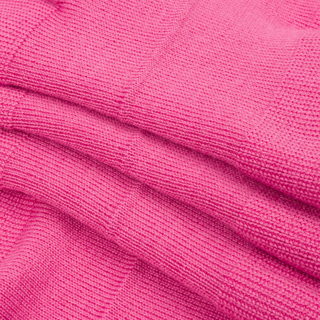 Bubblegum Pink Ruffled Foldover Rib Knit Trim - 37" x 6.5"