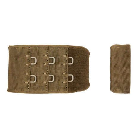 Brown Bra Hook and Eye Back Closure - 2 x 3