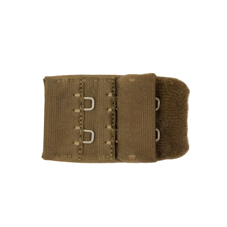 Brown Bra Hook and Eye Back Closure - 2 x 3