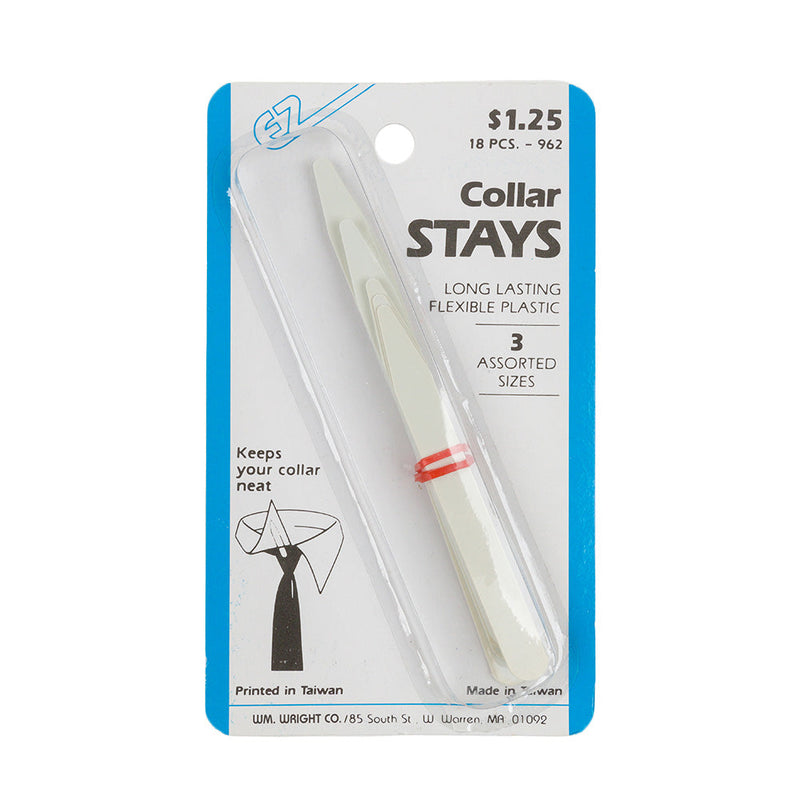 EZ Collar Stays - 18pc Assorted Sizes