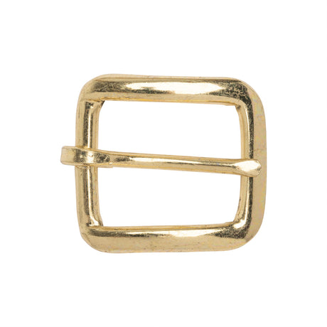 Gold Classic Square Metal Buckle - 1.625" x 1.75"