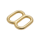 Gold Metal Double Loop Ring - 1.25" x 1.125"
