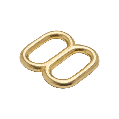 Gold Metal Double Loop Ring - 1.25" x 1.125"