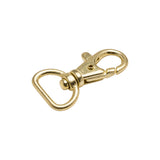 Bright Gold Metal Lobster Clasp - 1.625" x 0.875"