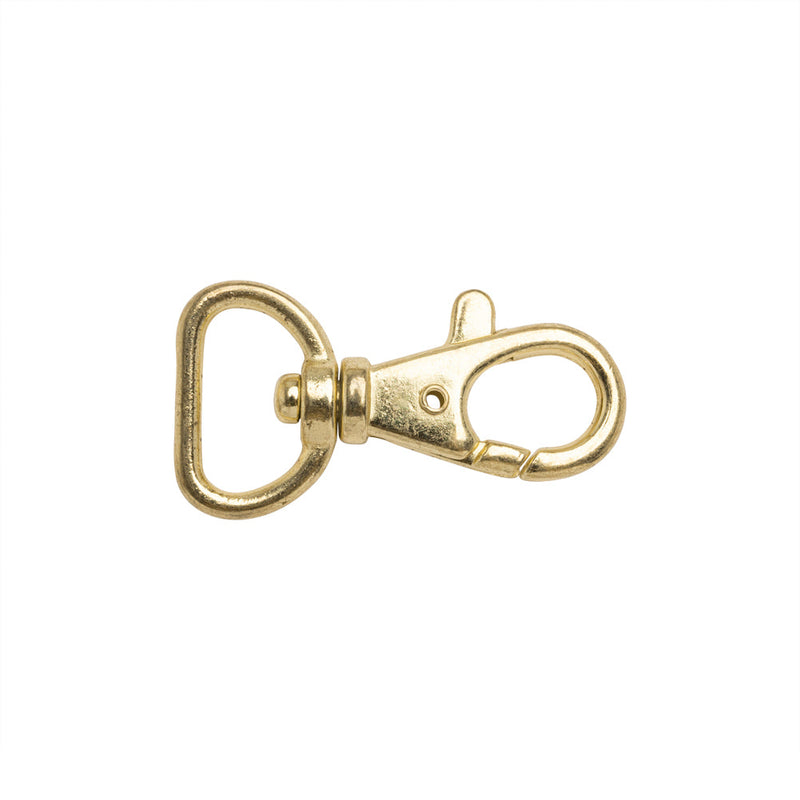 Bright Gold Metal Lobster Clasp - 1.625" x 0.875"