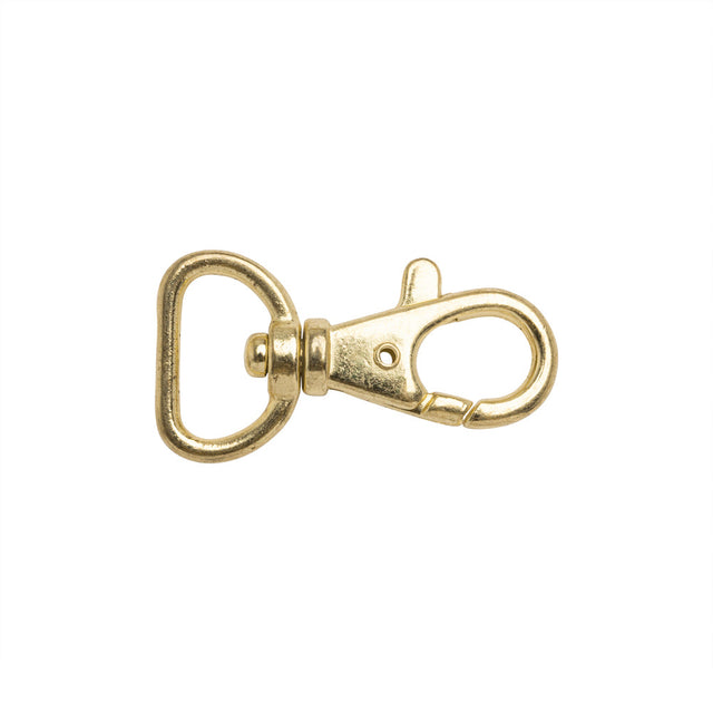 Bright Gold Metal Lobster Clasp - 1.625" x 0.875"
