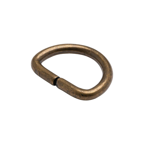Bronze Metal D-Ring - 1.125" x 1.375"