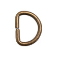 Bronze Metal D-Ring - 1.125" x 1.375"