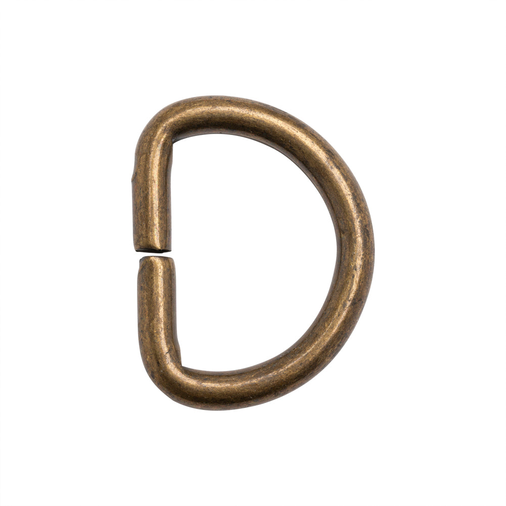 Bronze Metal D-Ring - 1.125" x 1.375"
