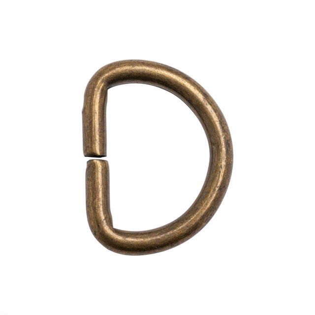 Bronze Metal D-Ring - 1.125" x 1.375"