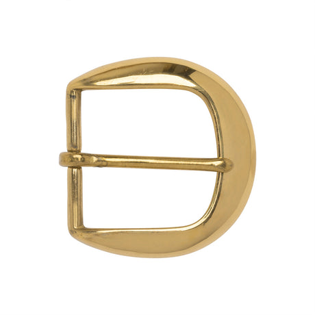 Polished Gold Rounded Metal Buckle - 2.25" x 2.25"