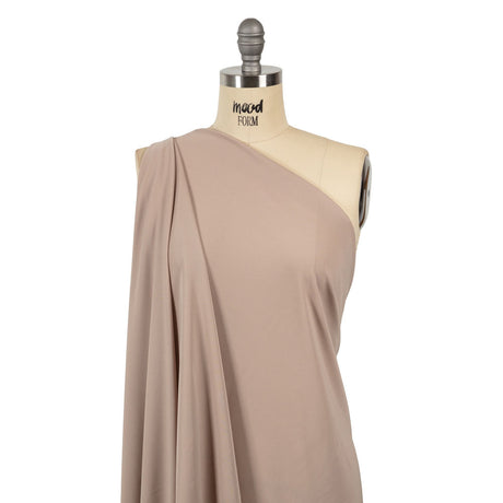 Trina Turk Beige Rayon and Polyester Interlock Knit