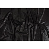 Textured Faux Leather - Metallic Black - Ileana Collection