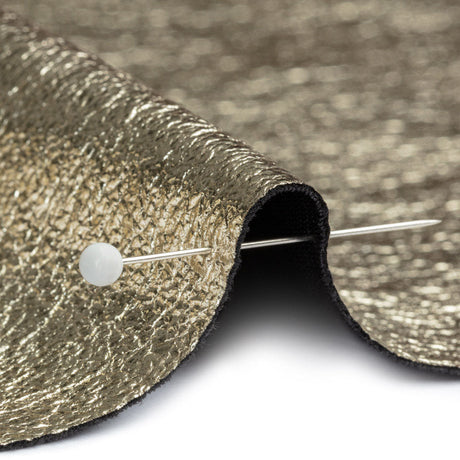Textured Faux Leather - Metallic Gold - Ileana Collection