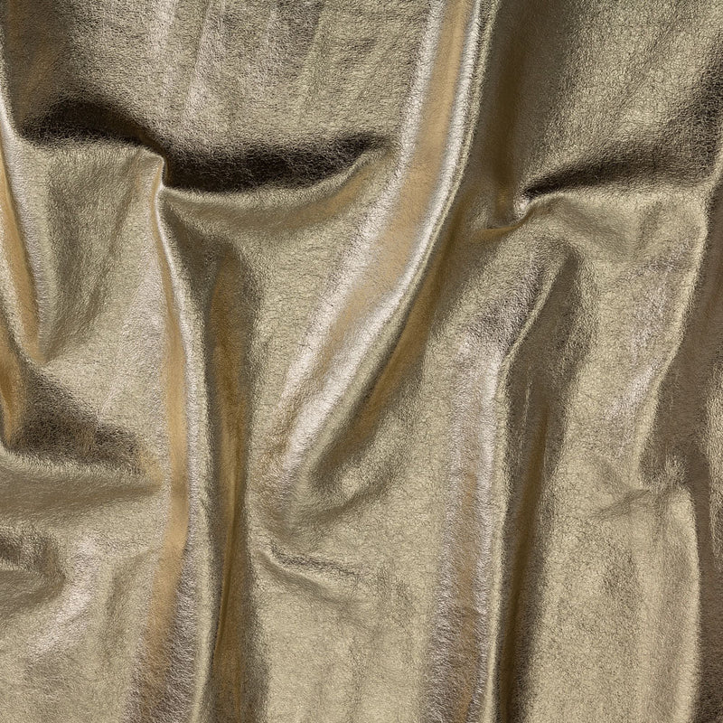 Textured Faux Leather - Metallic Gold - Ileana Collection