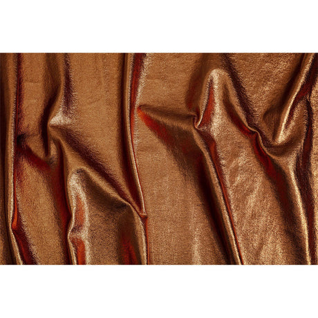 Textured Faux Leather - Metallic Copper - Ileana Collection