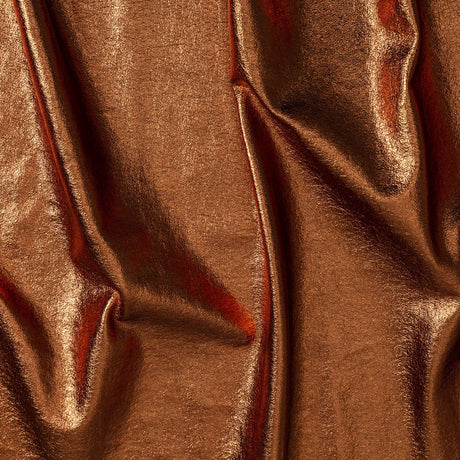 Textured Faux Leather - Metallic Copper - Ileana Collection
