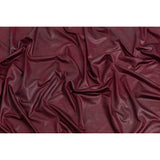 Faux Leather Foil Stretch Polyester Knit - Wine Cloud Textured - Vanessa Collection