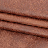 Faux Leather Foil Stretch Polyester Knit - Warm Brown Cloud Textured - Vanessa Collection