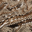 Black and Gold Hexagons Foiled Stretch Nylon Knit