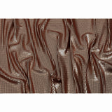 Squares Foiled Stretch Polyester Knit - Gold and Metallic Black - Heidi Collection