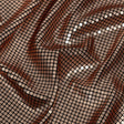 Squares Foiled Stretch Polyester Knit - Gold and Metallic Black - Heidi Collection