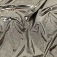 White Gold Tiny Dots Foiled Stretch Polyester Jersey