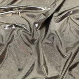 White Gold Tiny Dots Foiled Stretch Polyester Jersey
