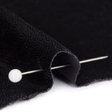 Black Tiny Dots Foiled Stretch Polyester Jersey