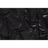 Black Tiny Dots Foiled Stretch Polyester Jersey