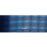 Stretch Rayon Jersey - Navy and Aqua Blue Ombre Plaid