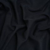 Stretch Cotton and Nylon Twill French Terry Knit - Black and Midnight