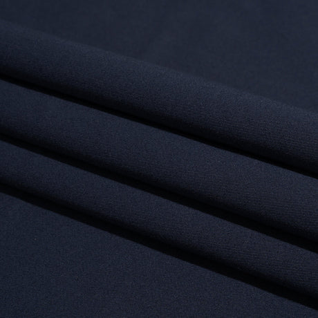 Carbon Brushed Stretch Khaki Twill - Navy - Averill Collection