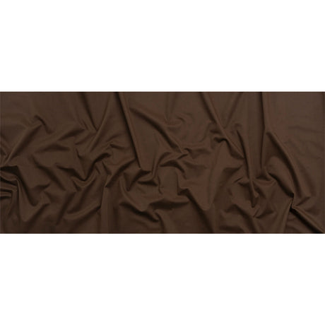 Carbon Brushed Stretch Khaki Twill - Coffee Bean Brown - Averill Collection